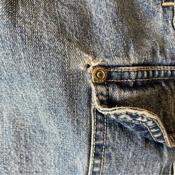 Bill Blass Denim Women's High Waisted Cargo Shorts size 10 vintage - Picture 4 of 10